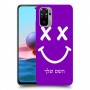 סמיילי כיסוי מגן קשיח בעיצוב אישי עם השם שלך ל Xiaomi Redmi Note 10 יחידה אחת סקרין מובייל
