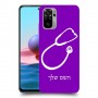 רופא סטטוסקופ כיסוי מגן קשיח בעיצוב אישי עם השם שלך ל Xiaomi Redmi Note 10 יחידה אחת סקרין מובייל