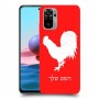 תרנגול כיסוי מגן קשיח בעיצוב אישי עם השם שלך ל Xiaomi Redmi Note 10 יחידה אחת סקרין מובייל