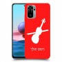 כינור כיסוי מגן קשיח בעיצוב אישי עם השם שלך ל Xiaomi Redmi Note 10 יחידה אחת סקרין מובייל