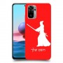 סמוראי כיסוי מגן קשיח בעיצוב אישי עם השם שלך ל Xiaomi Redmi Note 10 יחידה אחת סקרין מובייל