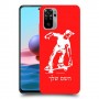ילד סקייטבורד כיסוי מגן קשיח בעיצוב אישי עם השם שלך ל Xiaomi Redmi Note 10 יחידה אחת סקרין מובייל