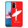 גלישה כיסוי מגן קשיח בעיצוב אישי עם השם שלך ל Xiaomi Redmi Note 10 יחידה אחת סקרין מובייל