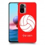 כדורעף - כדור כיסוי מגן קשיח בעיצוב אישי עם השם שלך ל Xiaomi Redmi Note 10 יחידה אחת סקרין מובייל