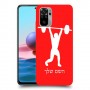 הרמת משקולות כיסוי מגן קשיח בעיצוב אישי עם השם שלך ל Xiaomi Redmi Note 10 יחידה אחת סקרין מובייל