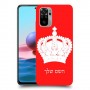 כתר מלכותי כיסוי מגן קשיח בעיצוב אישי עם השם שלך ל Xiaomi Redmi Note 10 יחידה אחת סקרין מובייל