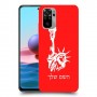 פסל החירות כיסוי מגן קשיח בעיצוב אישי עם השם שלך ל Xiaomi Redmi Note 10 יחידה אחת סקרין מובייל