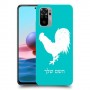 תרנגול כיסוי מגן קשיח בעיצוב אישי עם השם שלך ל Xiaomi Redmi Note 10 יחידה אחת סקרין מובייל