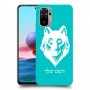 זאב כיסוי מגן קשיח בעיצוב אישי עם השם שלך ל Xiaomi Redmi Note 10 יחידה אחת סקרין מובייל