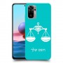 מאזניים כיסוי מגן קשיח בעיצוב אישי עם השם שלך ל Xiaomi Redmi Note 10 יחידה אחת סקרין מובייל