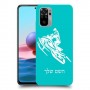 אופנוע שלג כיסוי מגן קשיח בעיצוב אישי עם השם שלך ל Xiaomi Redmi Note 10 יחידה אחת סקרין מובייל