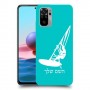גלישת מפרש כיסוי מגן קשיח בעיצוב אישי עם השם שלך ל Xiaomi Redmi Note 10 יחידה אחת סקרין מובייל