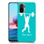הרמת משקולות כיסוי מגן קשיח בעיצוב אישי עם השם שלך ל Xiaomi Redmi Note 10 יחידה אחת סקרין מובייל