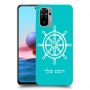 הגה - קפטן - ים כיסוי מגן קשיח בעיצוב אישי עם השם שלך ל Xiaomi Redmi Note 10 יחידה אחת סקרין מובייל