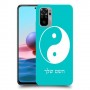 סמל יינג יאנג - סין כיסוי מגן קשיח בעיצוב אישי עם השם שלך ל Xiaomi Redmi Note 10 יחידה אחת סקרין מובייל