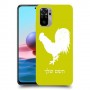 תרנגול כיסוי מגן קשיח בעיצוב אישי עם השם שלך ל Xiaomi Redmi Note 10 יחידה אחת סקרין מובייל
