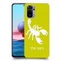 עקרב כיסוי מגן קשיח בעיצוב אישי עם השם שלך ל Xiaomi Redmi Note 10 יחידה אחת סקרין מובייל