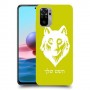 זאב כיסוי מגן קשיח בעיצוב אישי עם השם שלך ל Xiaomi Redmi Note 10 יחידה אחת סקרין מובייל