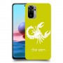 עקרב כיסוי מגן קשיח בעיצוב אישי עם השם שלך ל Xiaomi Redmi Note 10 יחידה אחת סקרין מובייל