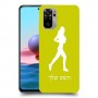 ג'וגלין - אישה כיסוי מגן קשיח בעיצוב אישי עם השם שלך ל Xiaomi Redmi Note 10 יחידה אחת סקרין מובייל