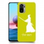 סמוראי כיסוי מגן קשיח בעיצוב אישי עם השם שלך ל Xiaomi Redmi Note 10 יחידה אחת סקרין מובייל