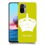 כתר מלכותי כיסוי מגן קשיח בעיצוב אישי עם השם שלך ל Xiaomi Redmi Note 10 יחידה אחת סקרין מובייל