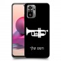 חצוצרה כיסוי מגן קשיח בעיצוב אישי עם השם שלך ל Xiaomi Redmi Note 10S יחידה אחת סקרין מובייל