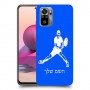 שחקן טניס כיסוי מגן קשיח בעיצוב אישי עם השם שלך ל Xiaomi Redmi Note 10S יחידה אחת סקרין מובייל