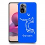 שחקן כדורעף כיסוי מגן קשיח בעיצוב אישי עם השם שלך ל Xiaomi Redmi Note 10S יחידה אחת סקרין מובייל