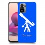 טלסקופ כיסוי מגן קשיח בעיצוב אישי עם השם שלך ל Xiaomi Redmi Note 10S יחידה אחת סקרין מובייל