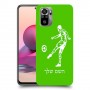 שחקן כדורגל כיסוי מגן קשיח בעיצוב אישי עם השם שלך ל Xiaomi Redmi Note 10S יחידה אחת סקרין מובייל