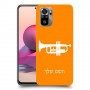 חצוצרה כיסוי מגן קשיח בעיצוב אישי עם השם שלך ל Xiaomi Redmi Note 10S יחידה אחת סקרין מובייל