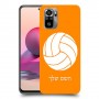 כדורעף - כדור כיסוי מגן קשיח בעיצוב אישי עם השם שלך ל Xiaomi Redmi Note 10S יחידה אחת סקרין מובייל
