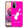 כינור כיסוי מגן קשיח בעיצוב אישי עם השם שלך ל Xiaomi Redmi Note 10S יחידה אחת סקרין מובייל