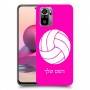 כדורעף - כדור כיסוי מגן קשיח בעיצוב אישי עם השם שלך ל Xiaomi Redmi Note 10S יחידה אחת סקרין מובייל