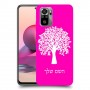 עץ כיסוי מגן קשיח בעיצוב אישי עם השם שלך ל Xiaomi Redmi Note 10S יחידה אחת סקרין מובייל