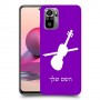 כינור כיסוי מגן קשיח בעיצוב אישי עם השם שלך ל Xiaomi Redmi Note 10S יחידה אחת סקרין מובייל