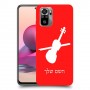 כינור כיסוי מגן קשיח בעיצוב אישי עם השם שלך ל Xiaomi Redmi Note 10S יחידה אחת סקרין מובייל