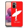 גלישה כיסוי מגן קשיח בעיצוב אישי עם השם שלך ל Xiaomi Redmi Note 10S יחידה אחת סקרין מובייל