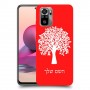 עץ כיסוי מגן קשיח בעיצוב אישי עם השם שלך ל Xiaomi Redmi Note 10S יחידה אחת סקרין מובייל