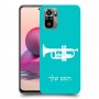 חצוצרה כיסוי מגן קשיח בעיצוב אישי עם השם שלך ל Xiaomi Redmi Note 10S יחידה אחת סקרין מובייל