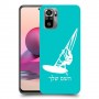 גלישת מפרש כיסוי מגן קשיח בעיצוב אישי עם השם שלך ל Xiaomi Redmi Note 10S יחידה אחת סקרין מובייל