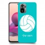 כדורעף - כדור כיסוי מגן קשיח בעיצוב אישי עם השם שלך ל Xiaomi Redmi Note 10S יחידה אחת סקרין מובייל