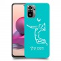 שחקן כדורעף כיסוי מגן קשיח בעיצוב אישי עם השם שלך ל Xiaomi Redmi Note 10S יחידה אחת סקרין מובייל