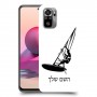 גלישת מפרש כיסוי מגן קשיח בעיצוב אישי עם השם שלך ל Xiaomi Redmi Note 10S יחידה אחת סקרין מובייל