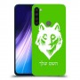 זאב כיסוי מגן קשיח בעיצוב אישי עם השם שלך ל Xiaomi Redmi Note 8 יחידה אחת סקרין מובייל