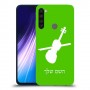 כינור כיסוי מגן קשיח בעיצוב אישי עם השם שלך ל Xiaomi Redmi Note 8 יחידה אחת סקרין מובייל