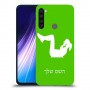 אימון ספורט - אישה כיסוי מגן קשיח בעיצוב אישי עם השם שלך ל Xiaomi Redmi Note 8 יחידה אחת סקרין מובייל