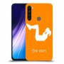אימון ספורט - אישה כיסוי מגן קשיח בעיצוב אישי עם השם שלך ל Xiaomi Redmi Note 8 יחידה אחת סקרין מובייל