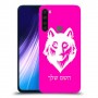 זאב כיסוי מגן קשיח בעיצוב אישי עם השם שלך ל Xiaomi Redmi Note 8 יחידה אחת סקרין מובייל